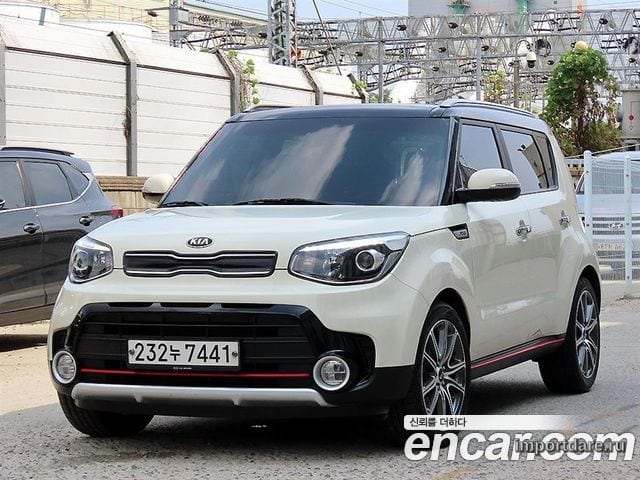 KIA SOUL 2017 — 113 794 км, белый-перламутр, Корея — под ключ — фото 1