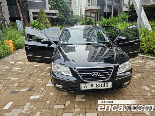 HYUNDAI SONATA TRANSFORM 2008 — 89 656 км, чёрный, Корея — под ключ — фото 3