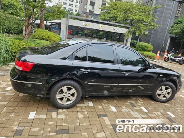 HYUNDAI SONATA TRANSFORM 2008 — 89 656 км, чёрный, Корея — под ключ — фото 4