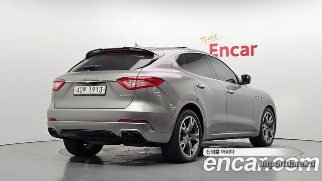 MASERATI LEVANTE 2017 — 128 793 км, серебристо-серый, Корея — под ключ — фото 2