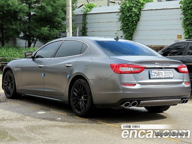 MASERATI QUATTROPORTE 2016 — 83 815 км, серый, Корея — под ключ — фото 3
