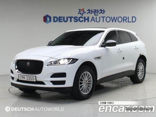 JAGUAR F-PACE 2018 — 90 720 км, белый, Корея — под ключ — фото 1