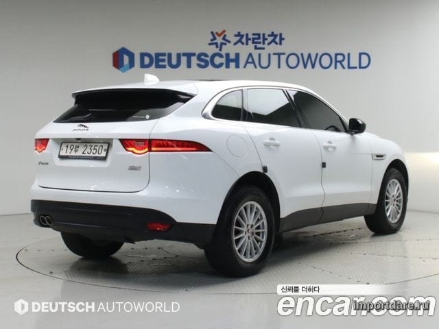 JAGUAR F-PACE 2018 — 90 720 км, белый, Корея — под ключ — фото 2