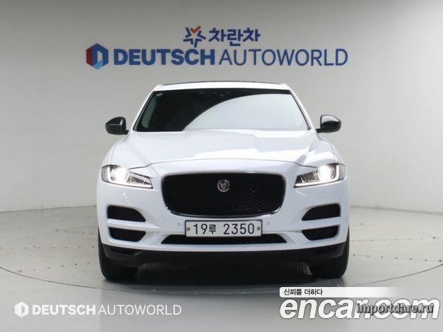 JAGUAR F-PACE 2018 — 90 720 км, белый, Корея — под ключ — фото 3