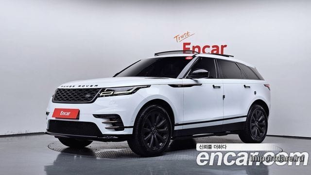 LAND ROVER RANGE ROVER VELAR 2018 — 126 841 км, белый, Корея — под ключ — фото 1