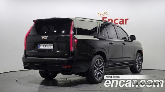 CADILLAC ESCALADE 2023 — 77 030 км, чёрный, Корея — под ключ — фото 2