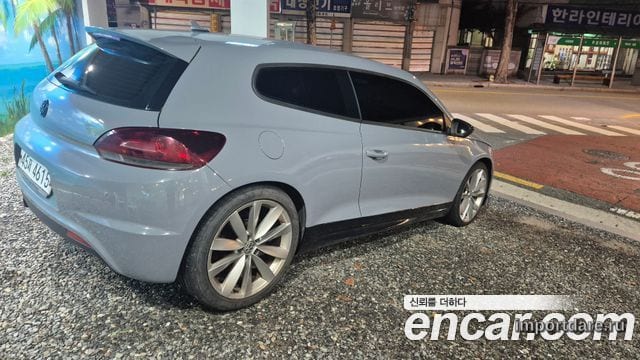VOLKSWAGEN SCIROCCO 2014 — 125 682 км, серебристо-серый, Корея — под ключ — фото 2