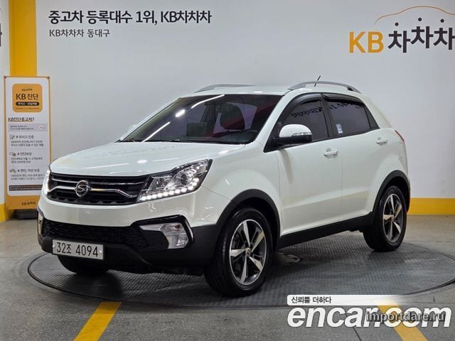 KGM STYLE KORANDO C 2017 — 177 595 км, белый, Корея — под ключ — фото 1
