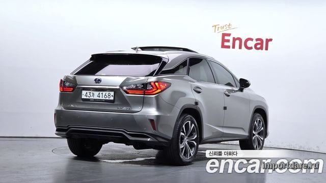LEXUS RX450H 2017 — 156 091 км, светло-золотистый, Корея — под ключ — фото 2