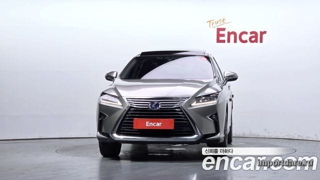 LEXUS RX450H 2017 — 156 091 км, светло-золотистый, Корея — под ключ — фото 3