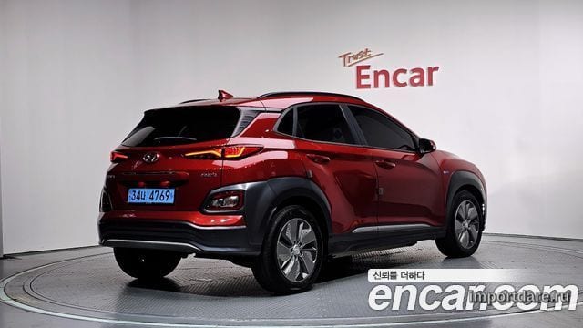 HYUNDAI KONA ELECTRIC 2019 — 171 225 км, красный, Корея — под ключ — фото 2