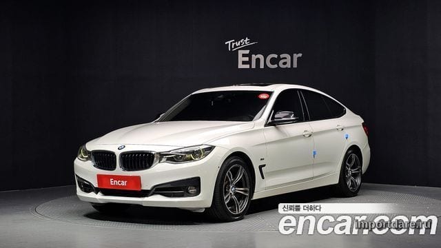 BMW 3 SERIES GT 2017 — 236 020 км, белый, Корея — под ключ — фото 1