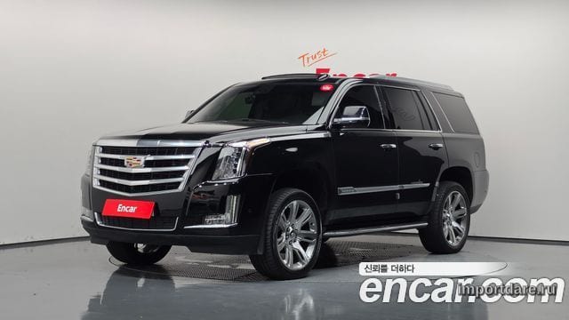 CADILLAC ESCALADE 2019 — 80 880 км, чёрный, Корея — под ключ — фото 1