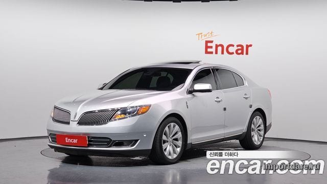 LINCOLN MKS 2014 — 127 084 км, серебристо-серый, Корея — под ключ — фото 1