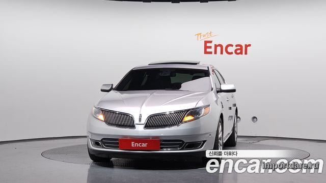 LINCOLN MKS 2014 — 127 084 км, серебристо-серый, Корея — под ключ — фото 3