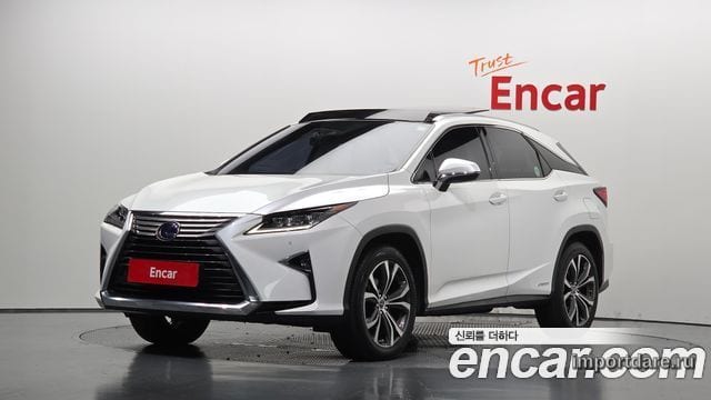 LEXUS RX450H 2019 — 92 503 км, белый, Корея — под ключ — фото 1