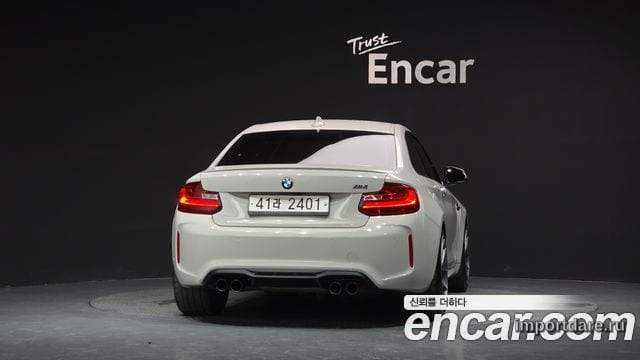 BMW M2 2017 — 122 259 км, белый-перламутр, Корея — под ключ — фото 4