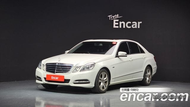 MERCEDES-BENZ E-CLASS W212 2011 — 74 571 км, белый, Корея — под ключ — фото 1