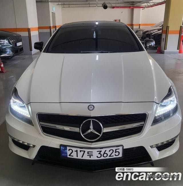 MERCEDES-BENZ CLS-CLASS W218 2012 — 140 300 км, белый-перламутр, Корея — под ключ — фото 3