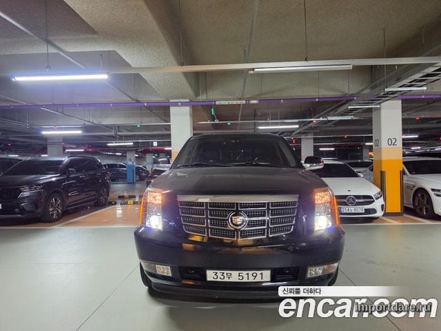 CADILLAC ESCALADE 2014 — 36 000 км, чёрный, Корея — под ключ — фото 1