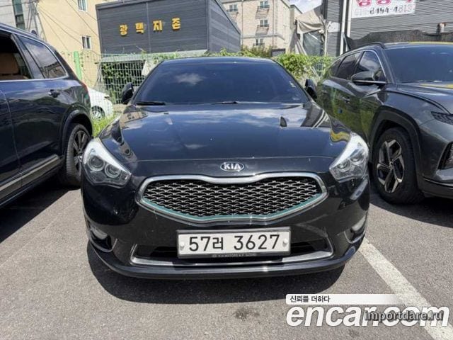 KIA K7 HYBRID 2014 — 188 931 км, чёрный, Корея — под ключ — фото 1