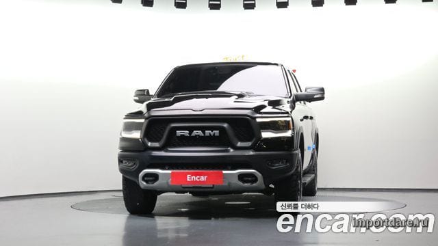DODGE RAM PICKUP 2019 — 88 006 км, чёрный, Корея — под ключ — фото 3