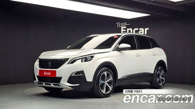 PEUGEOT 3008 2018 — 175 482 км, белый, Корея — под ключ — фото 1
