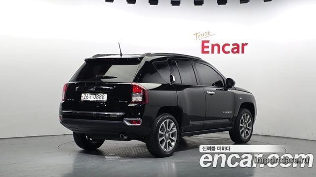 JEEP COMPASS 2015 — 102 519 км, чёрный, Корея — под ключ — фото 2
