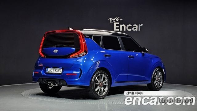 KIA SOUL BOOSTER 2019 — 50 917 км, синий, Корея — под ключ — фото 2