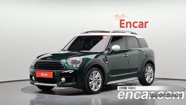 MINI COOPER COUNTRYMAN 2018 — 107 949 км, тёмно-зелёный, Корея — под ключ — фото 1