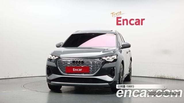 AUDI Q4 E-TRON 2022 — 43 374 км, серебристо-серый, Корея — под ключ — фото 3