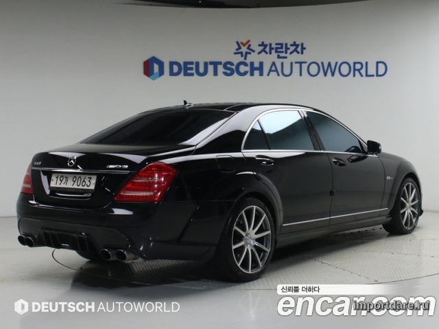 MERCEDES-BENZ S-CLASS W221 2008 — 137 000 км, чёрный, Корея — под ключ — фото 2