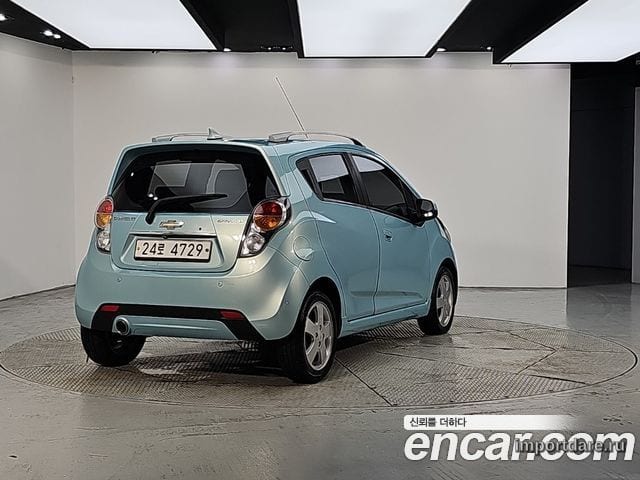CHEVROLET SPARK 2012 — 128 000 км, тёмно-зелёный, Корея — под ключ — фото 4