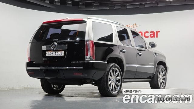 CADILLAC ESCALADE 2009 — 90 958 км, серебристый, Корея — под ключ — фото 2