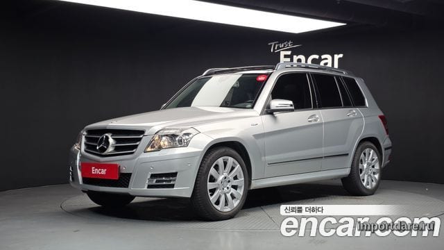MERCEDES-BENZ GLK-CLASS X204 2012 — 111 558 км, серебристый, Корея — под ключ — фото 1