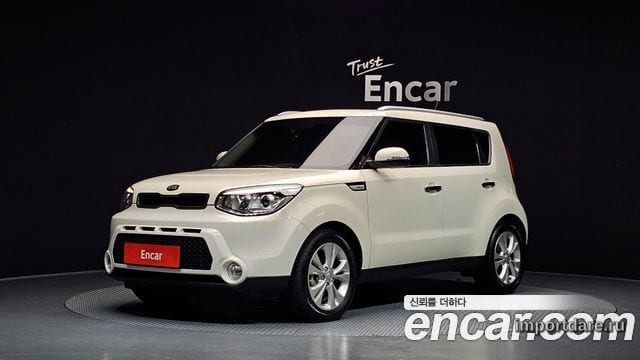 KIA SOUL 2016 — 123 828 км, белый-перламутр, Корея — под ключ — фото 1