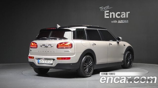 MINI COOPER CLUBMAN 2022 — 75 865 км, светло-золотистый, Корея — под ключ — фото 2
