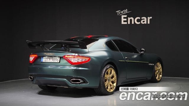MASERATI GRANTURISMO 2009 — 53 946 км, тёмно-зелёный, Корея — под ключ — фото 2