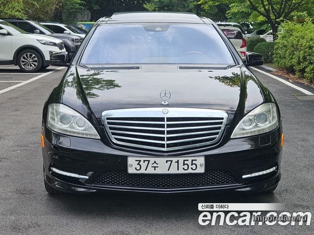 MERCEDES-BENZ S-CLASS W221 2010 — 216 182 км, чёрный, Корея — под ключ — фото 1