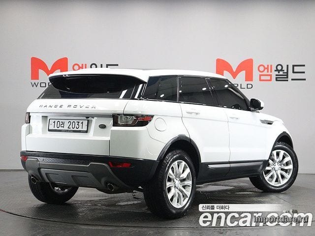 LAND ROVER RANGE ROVER EVOQUE 2017 — 102 604 км, белый, Корея — под ключ — фото 3