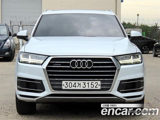 AUDI Q7 2019 — 144 795 км, белый, Корея — под ключ — фото 1