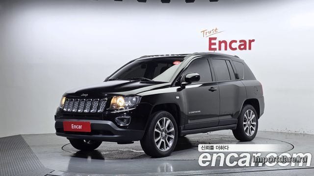 JEEP COMPASS 2017 — 189 391 км, чёрный, Корея — под ключ — фото 1