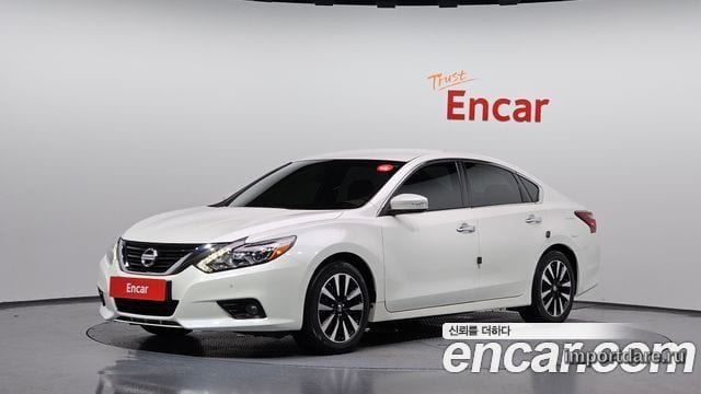 NISSAN ALTIMA 2018 — 65 576 км, белый, Корея — под ключ — фото 1