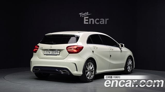 MERCEDES-BENZ A-CLASS W176 2018 — 104 923 км, белый, Корея — под ключ — фото 2