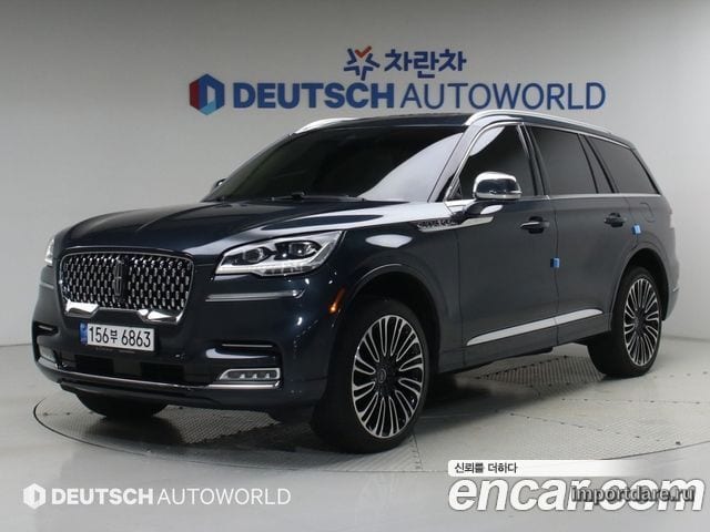 LINCOLN AVIATOR 2021 — 79 700 км, тёмно-зелёный, Корея — под ключ — фото 1