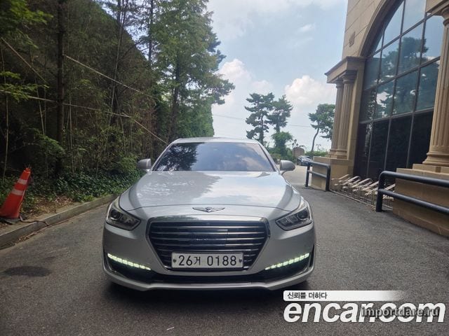 GENESIS EQ900 2016 — 274 500 км, серебристый, Корея — под ключ — фото 1