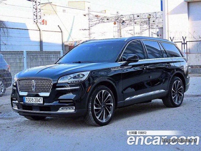 LINCOLN AVIATOR 2021 — 29 731 км, чёрный, Корея — под ключ — фото 1