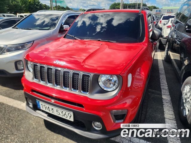 JEEP RENEGADE 2021 — 47 732 км, красный, Корея — под ключ — фото 1