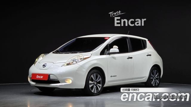 NISSAN LEAF 2015 — 171 160 км, белый, Корея — под ключ — фото 1