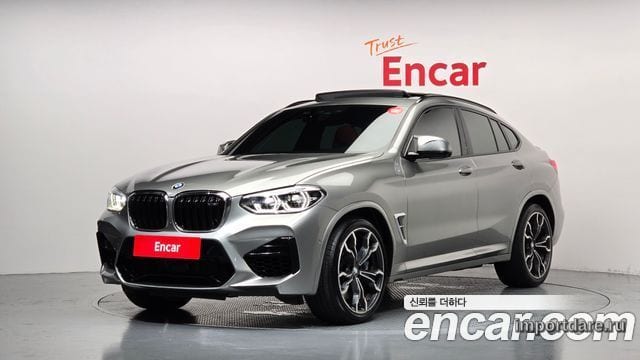 BMW X4M 2020 — 59 538 км, серебристый, Корея — под ключ — фото 1